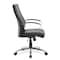 Officesource Boxero Collection Executive High Back with Chrome Frame 1401VBK - alternate 4